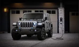 Jeep Wrangler 4xe charging at home