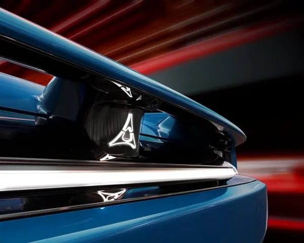 The nose of the Dodge daytona