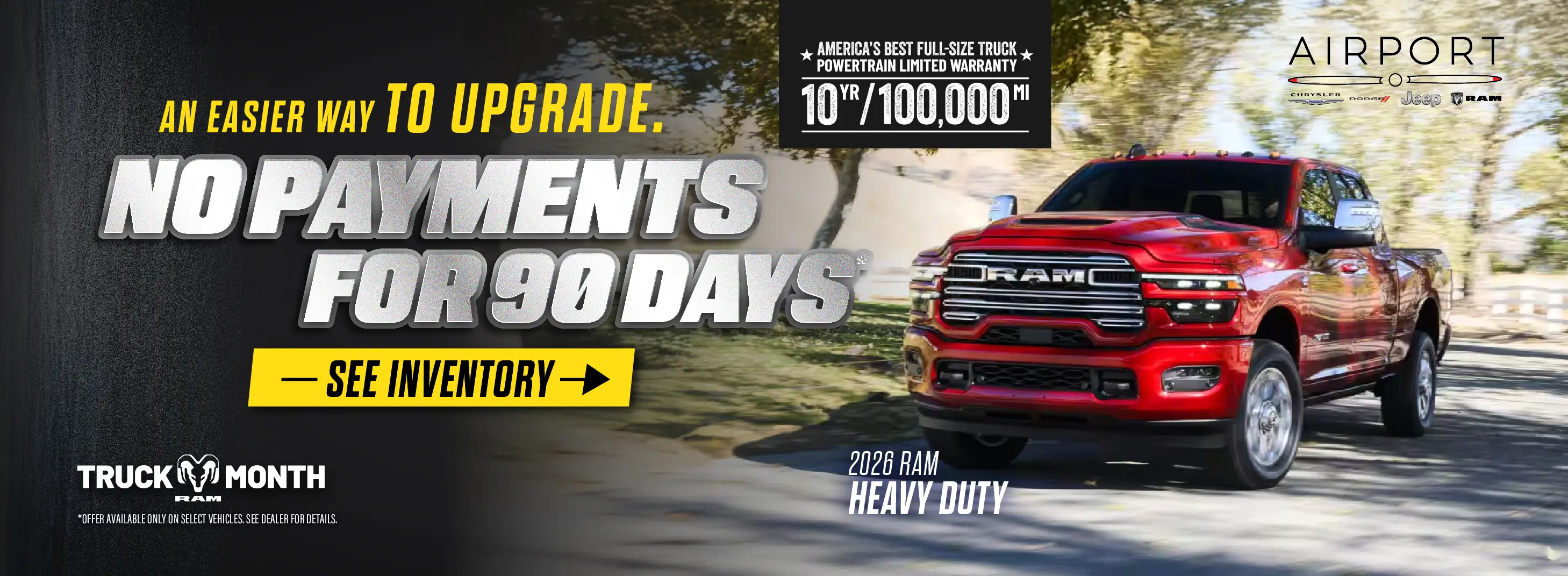 2026 Heavy Duty RAM Up to $14,000 Off OR 0% for 36 Months