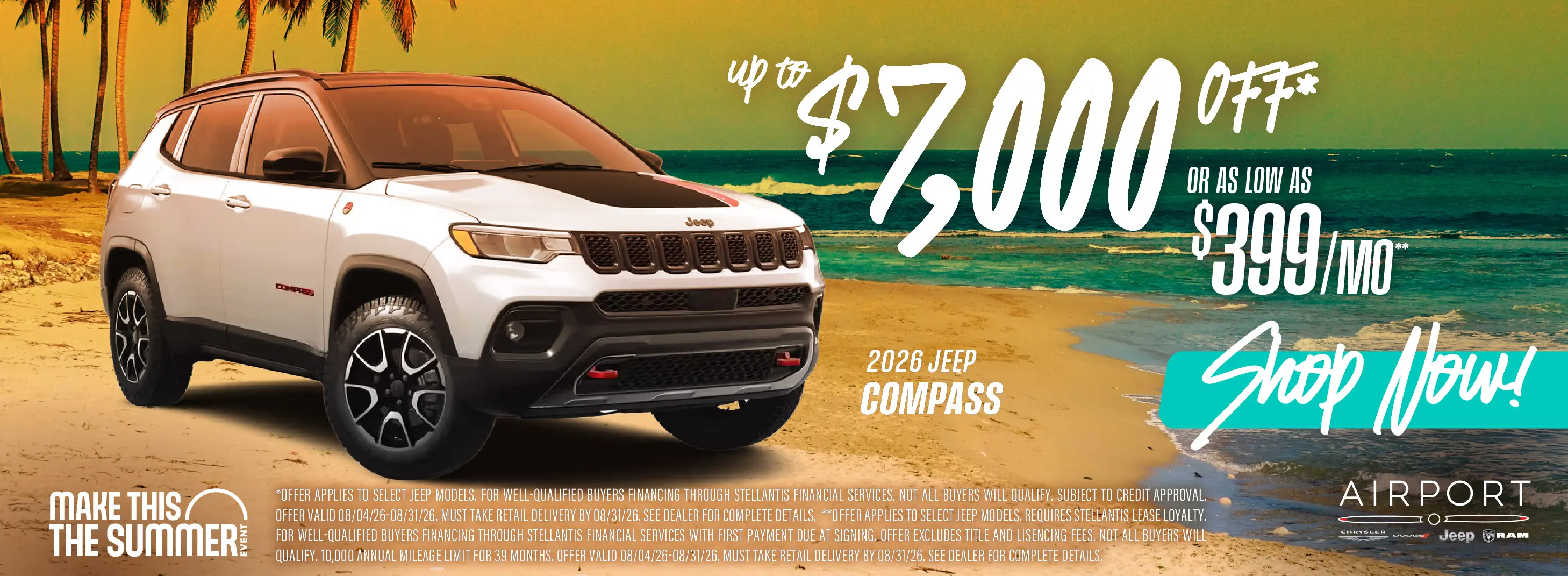 Up to $7,000 Off* OR Payments as low as $399/month!**