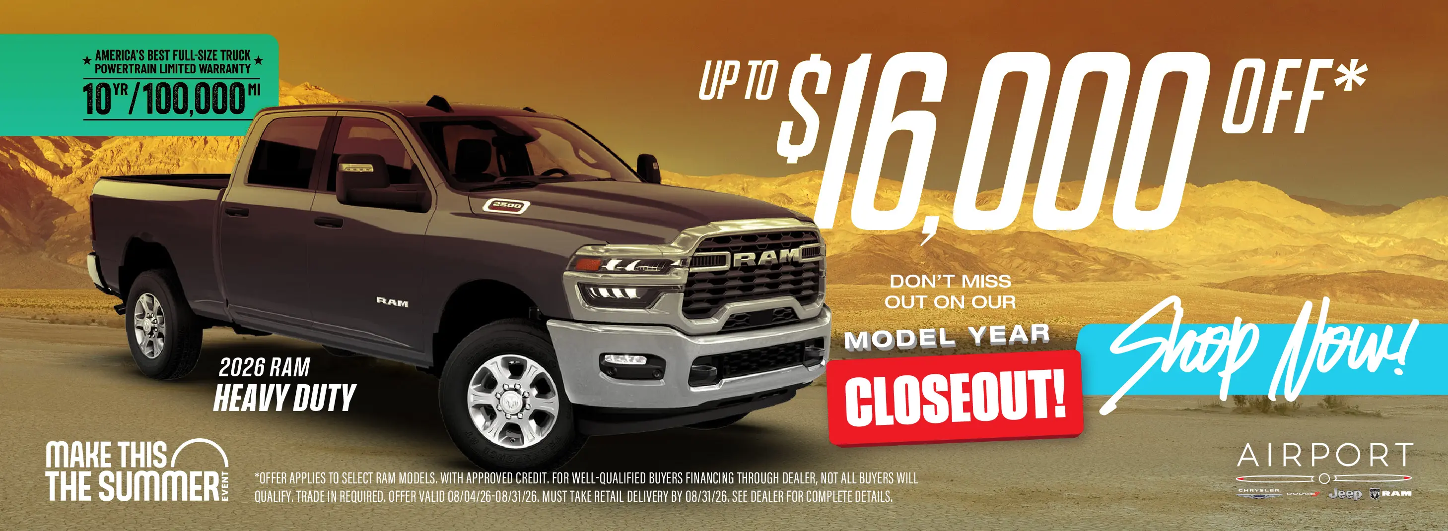 Up to $16,000 off*