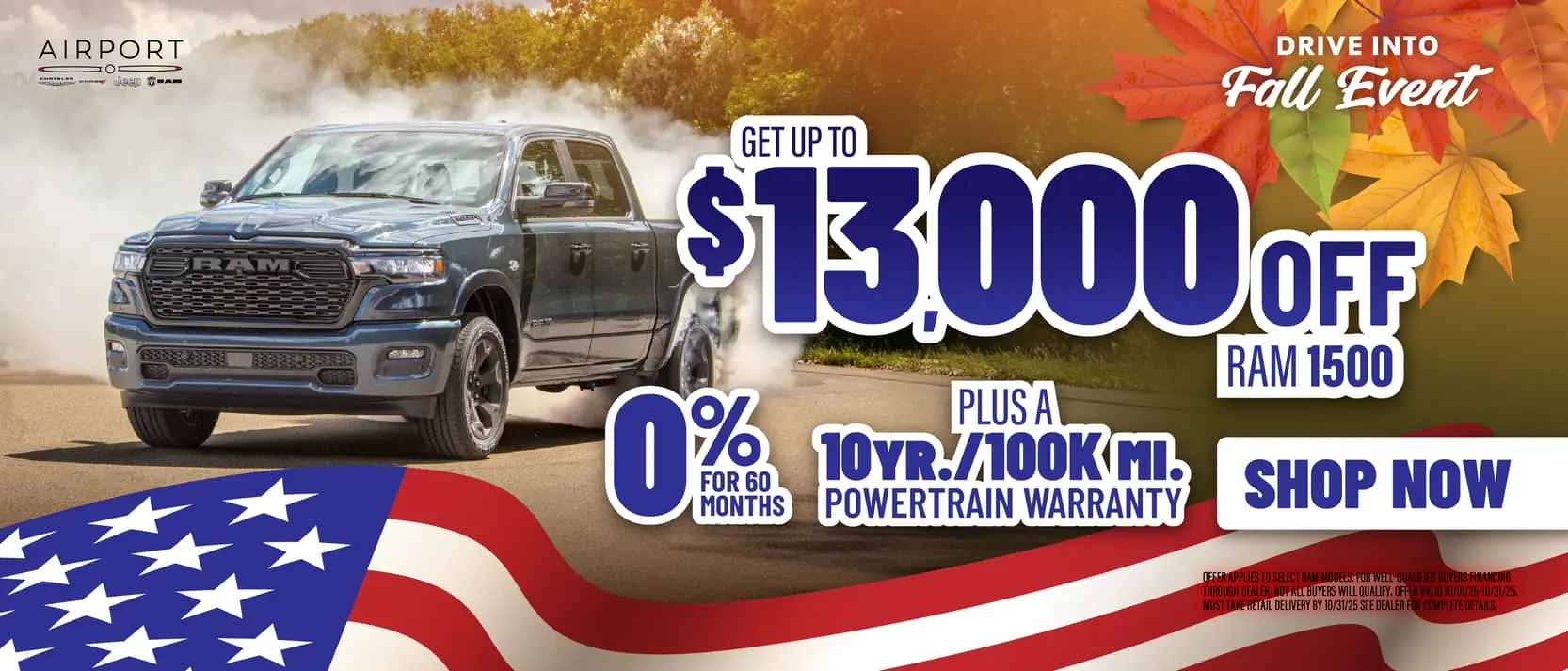 Ram 1500  Up to $13,000 Off OR 0% for 60 Months