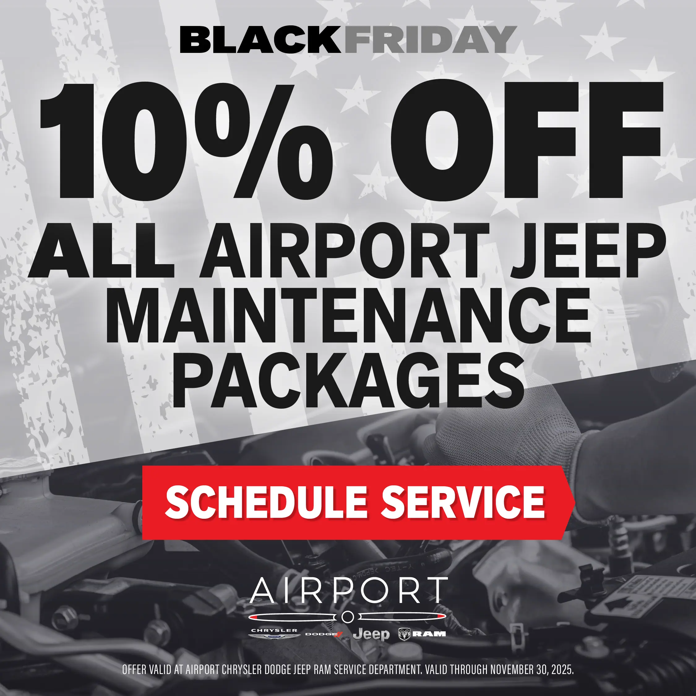 All Airport Jeep Maintenance Packages