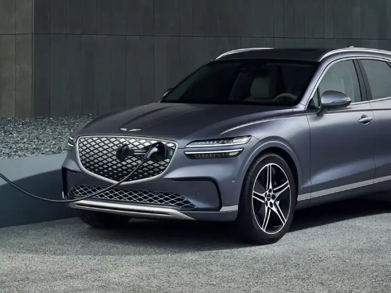 Exterior of a New Genesis Electrified GV70