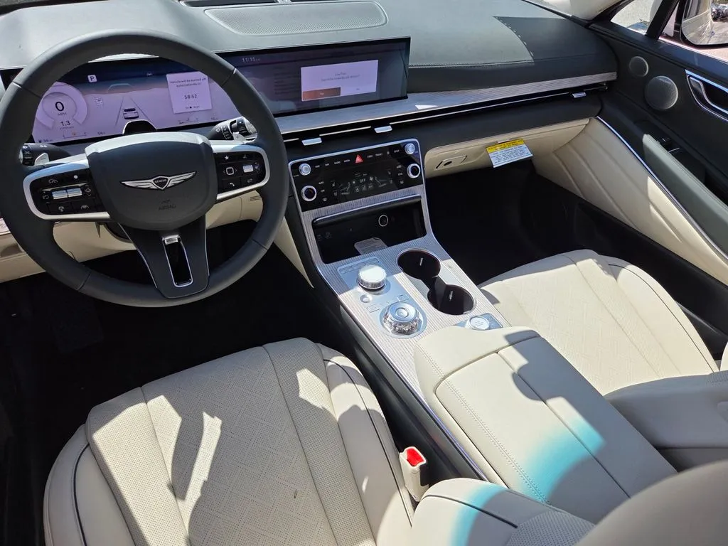 Dashboard of the new Genesis GV80