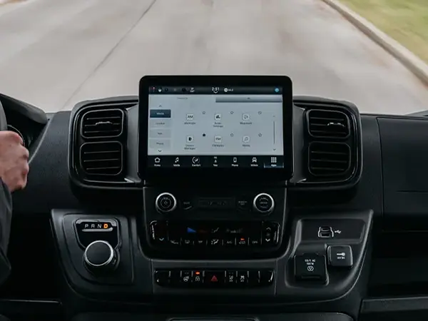 RAM ProMaster EV dash