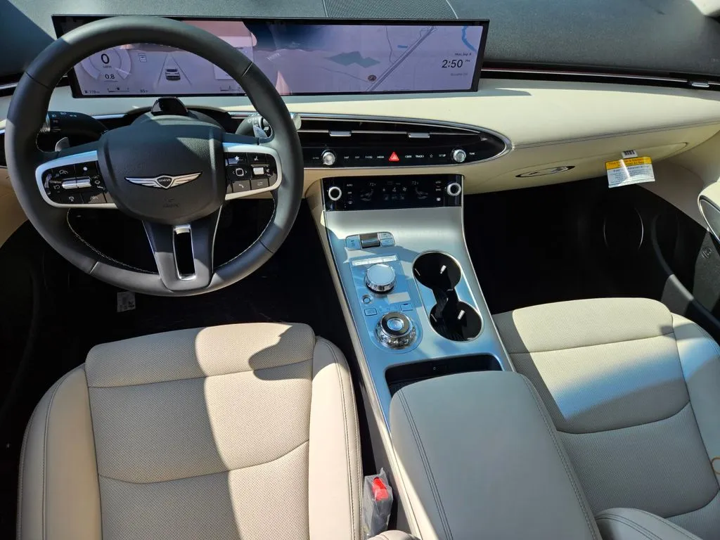 Dashboard of the new Genesis GV70