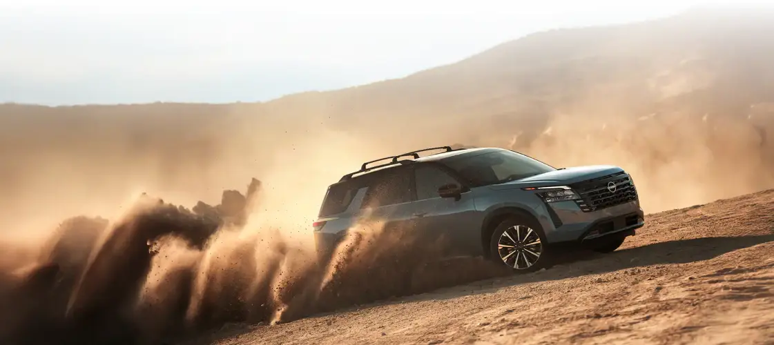 2026 Nissan Pathfinder driving