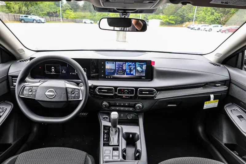 Dashboard photo of a 2026 Nissan Sentra at ALM Nissan Newnan