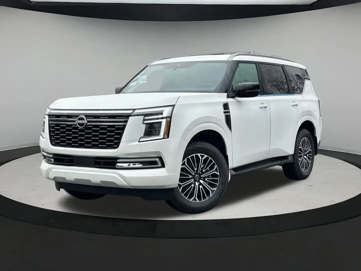2025 Nissan Armada on rocky terrain