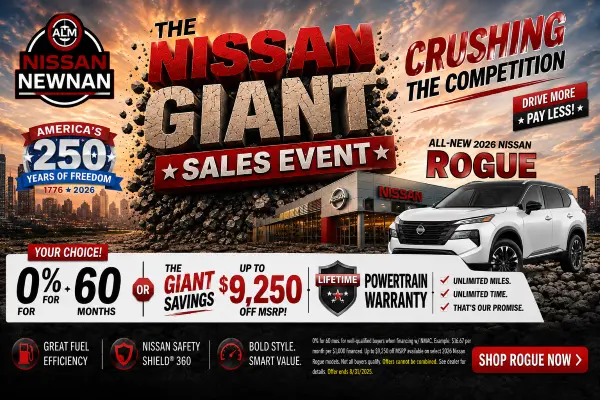 2026 Nissan Rogue / 0% for 60 months or up to $9,250 off MSRP
