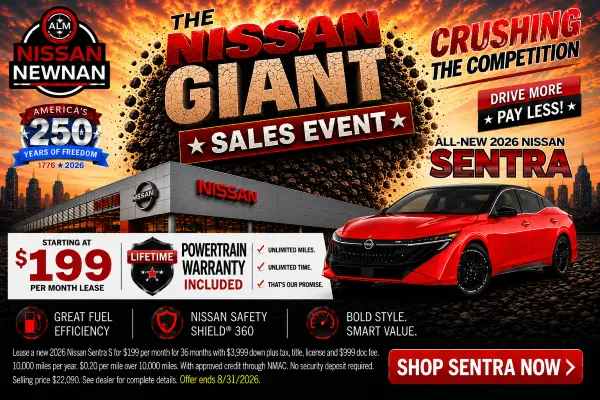 2026 Nissan Sentra / Lease for only $199 a month for 36 months