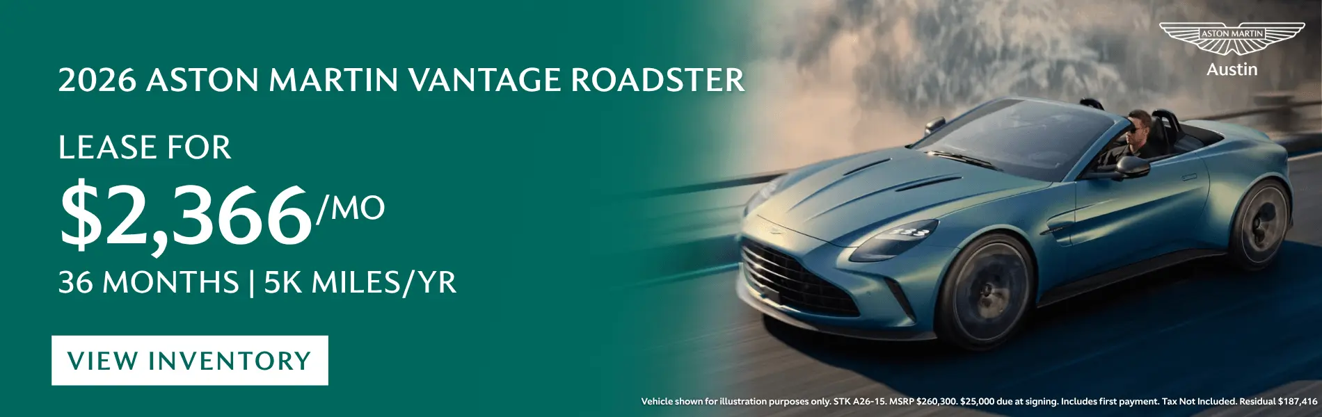 2026 Vantage Roadster