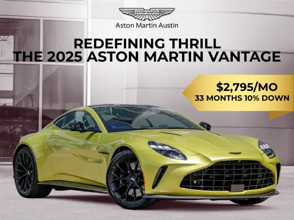 2025 Aston Martin Vantage Lease Special
