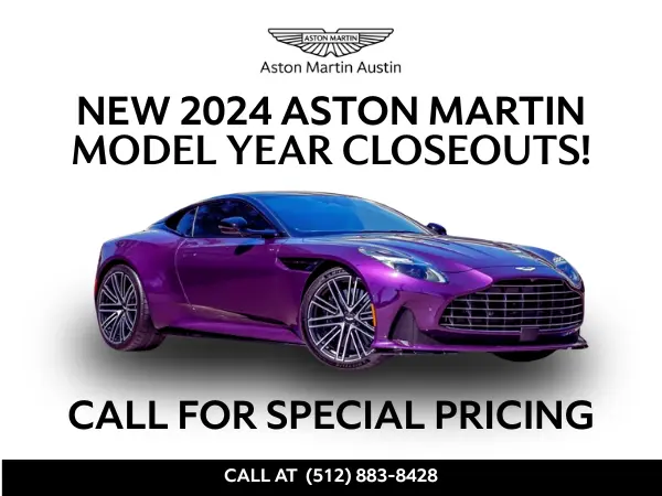 2024 Aston Martin Closeout