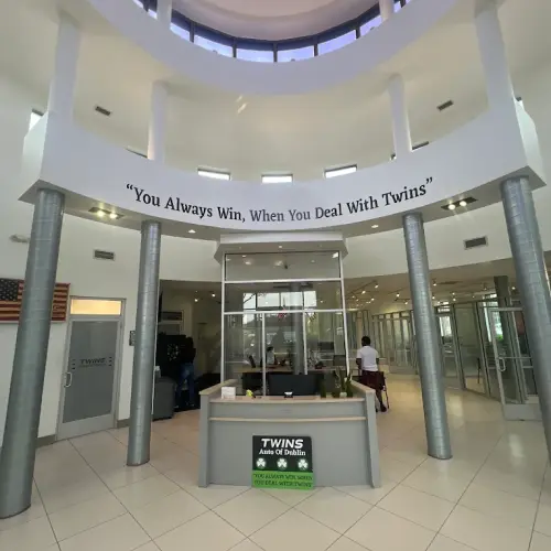 Twins Auto of Dublin showroom