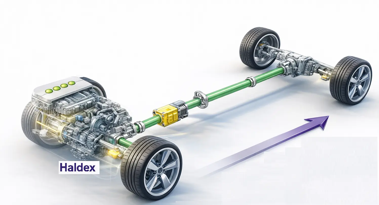 Haldex system, common in VW, Audi, and Volvo, relies on electronics and hydraulics for instant torque distribution.