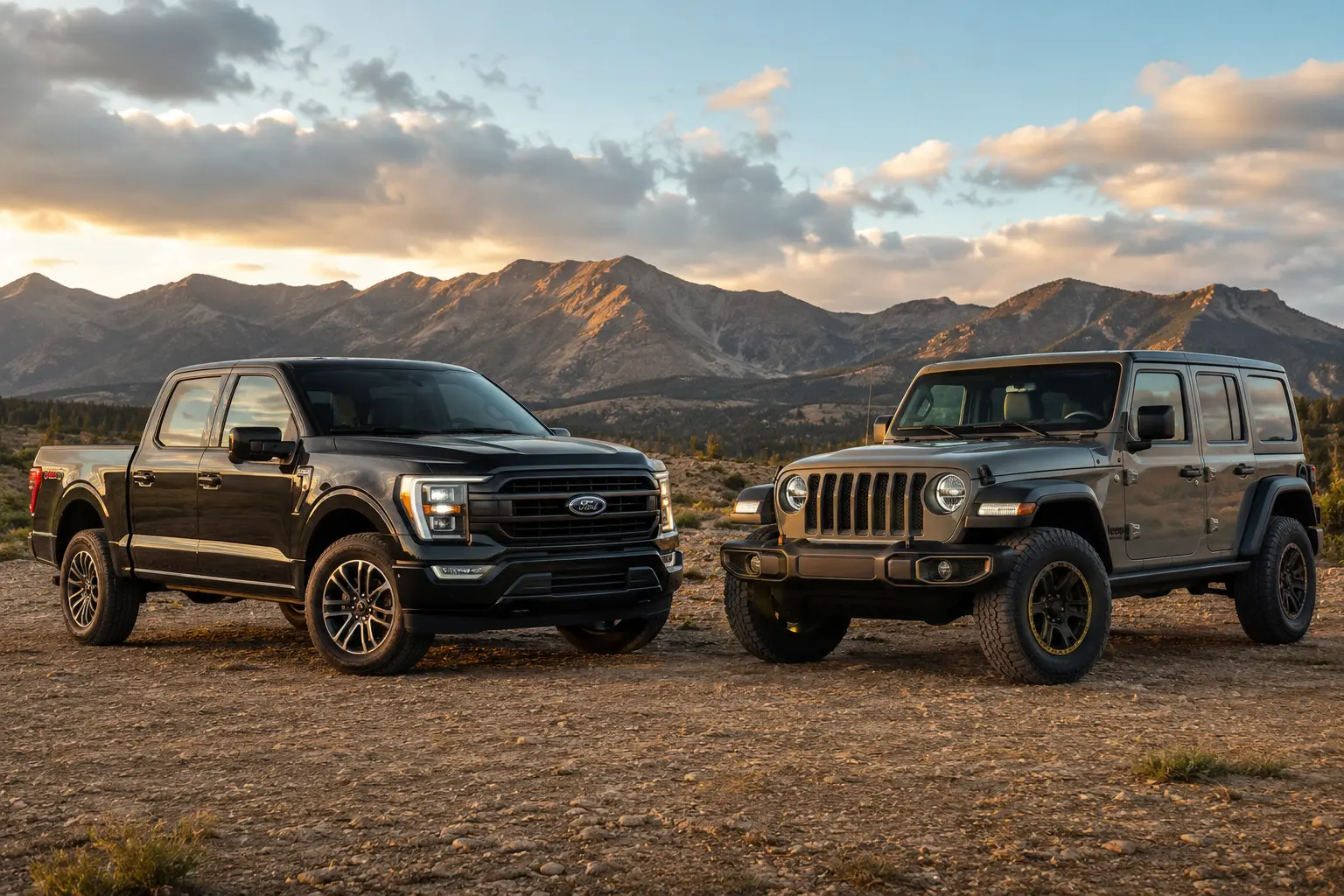 Ford  vs Jeep