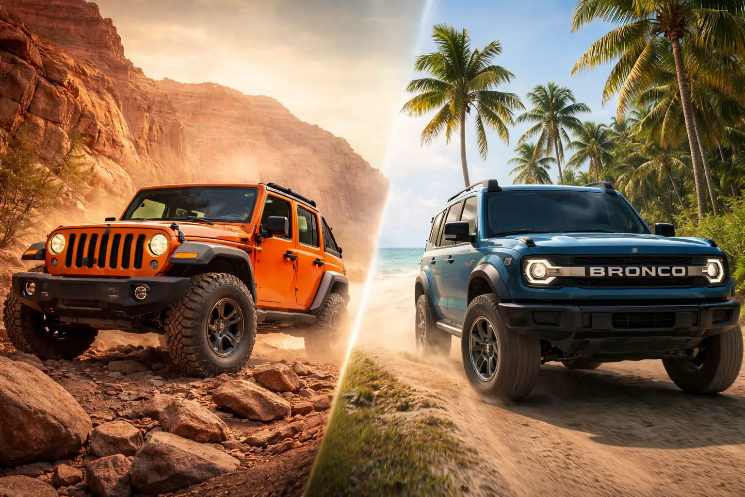 used suv comparison: bronco and wrangler | auto land jax FL
