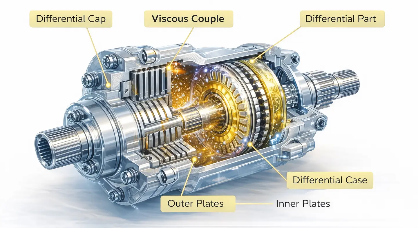 viscous coupling inner side