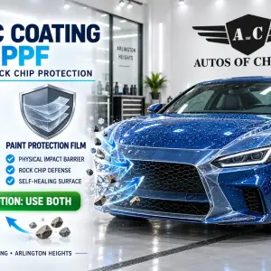 Ceramic Coating vs. Paint Protection Film (PPF): Protecting Your Car from Chicago Road Salt & Chips