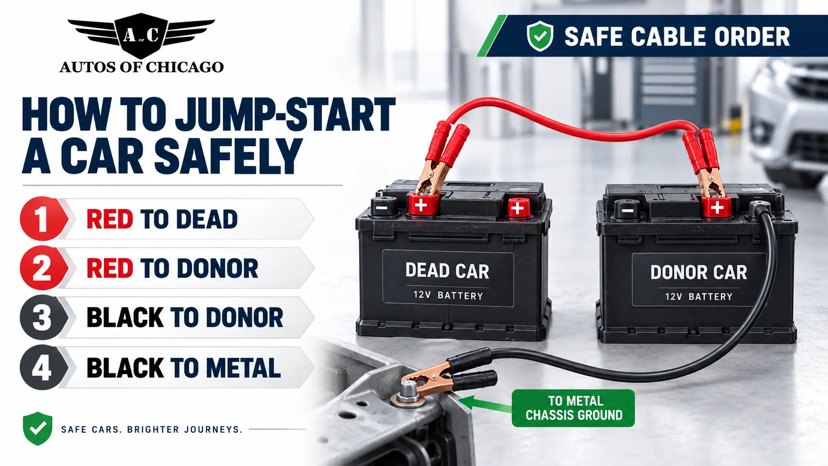 How to Jump-Start a Car Safely: The Easy Cable Rhyme, Step-by-Step Guide & Video Tutorial
