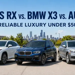 Lexus RX vs. BMW X3 vs. Audi Q5: The Under-$50K Reliable Luxury SUV Comparison
