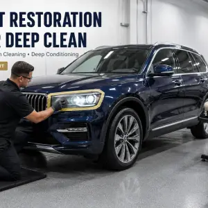 Revitalizing Aging Luxury Components: Headlight Lens and Leather Cabin Care