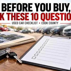 10 Questions to Ask Before Buying a Used Car in Cook County (2026 Checklist)