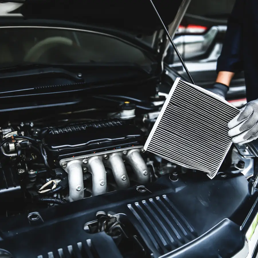 Air filter replacement service at Autos of Chicago in Arlington Heights, IL