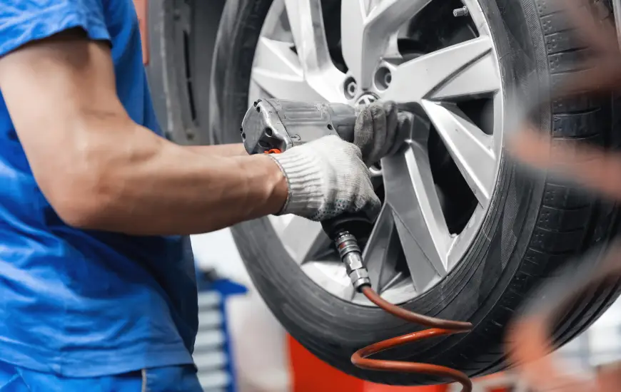 Spring tire change