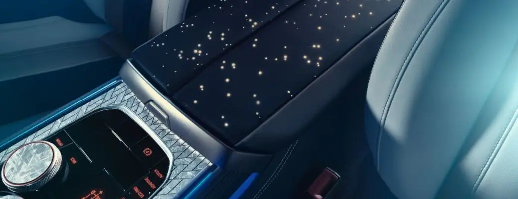 The console in the M850i Night Sky special edition.