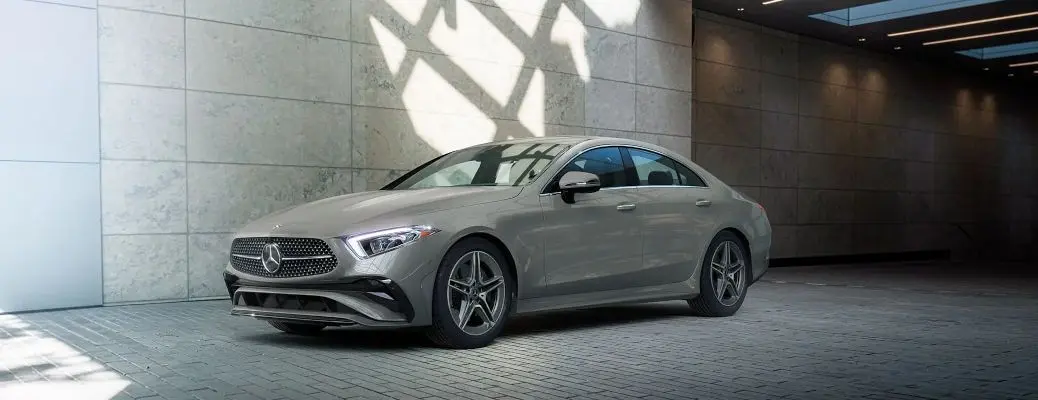 The Mercedes CLS coupe.