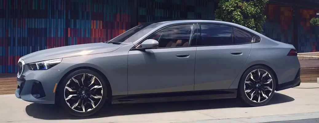 The BMW m5 Performance Hybrid side view.