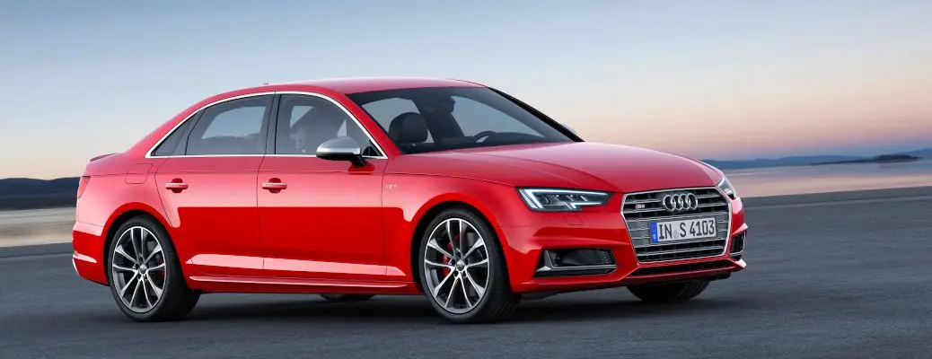 Audi S4 exterior front quarter side.