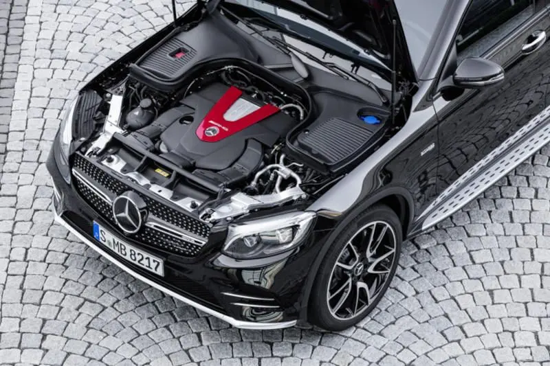 2016 Mercedes-AMG exterior engine view