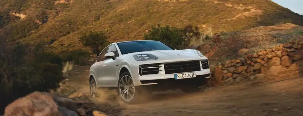 The exterior of the 2020 Porsche Cayenne Coupe.