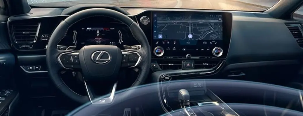 The infotainment system that Lexus Enform connects with.
