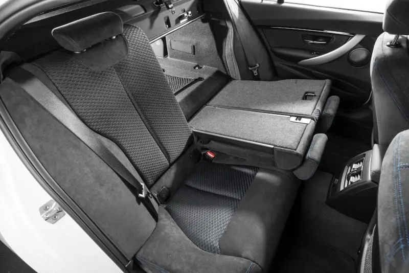 2016 BMW 330e iPerformance interior rear seat