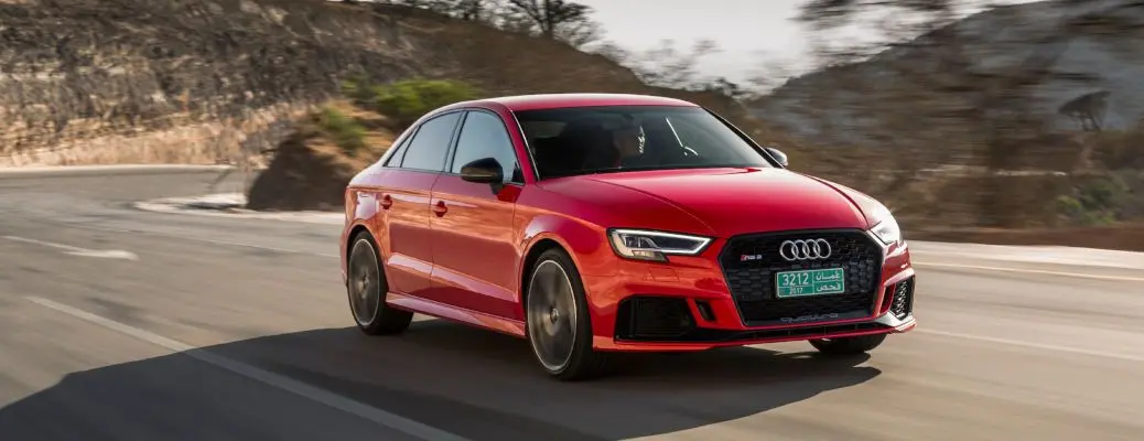 The 2018 Audi RS3 front exterior