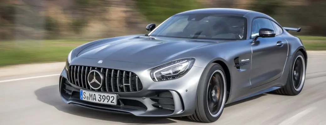 Mercedes AMG GTR in silver
