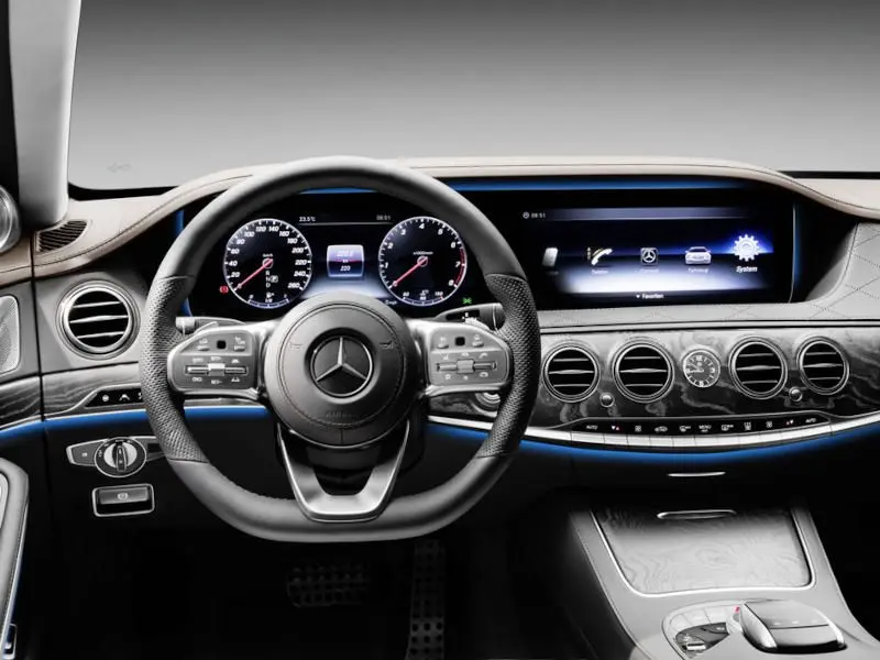 Interior of new S-class