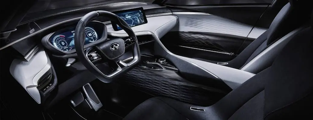 The Infiniti QX Inspiration front interior