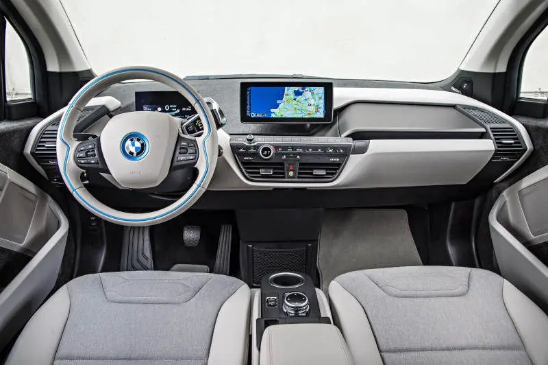 The cockpit of the BMW i3.