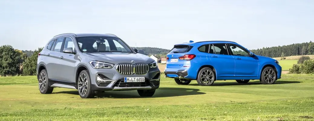 The exterior of the 2019 BMW X1.