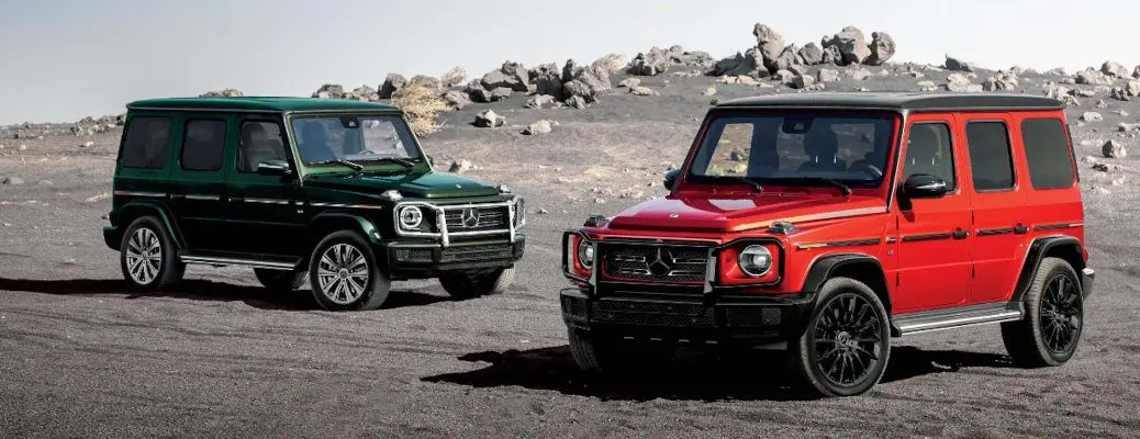 The 2020 Mercedes Benz G Class exterior.