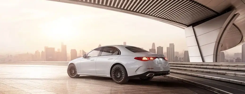 2024 Mercedes Benz E Class sedan side exterior.