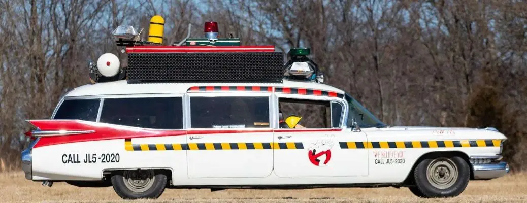 Cadillac Ghostbuster car from 1984 film