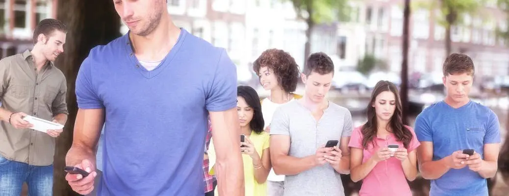 People playing Pokemon on their phones near Dallas TX.