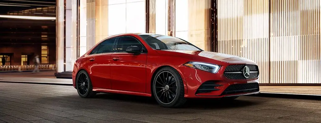 The 2019 Mercedes A Class sedan.